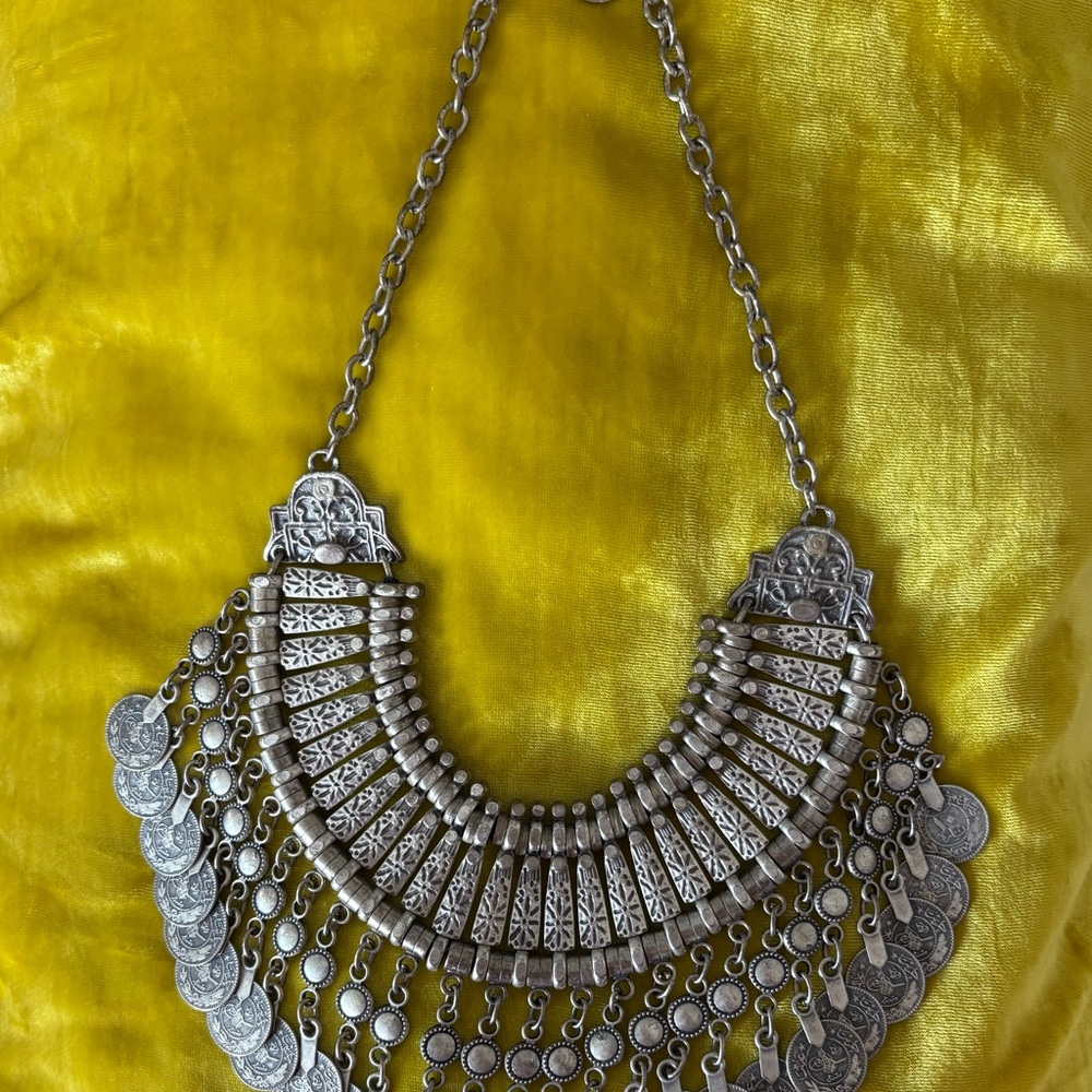 Silver Statement Necklace